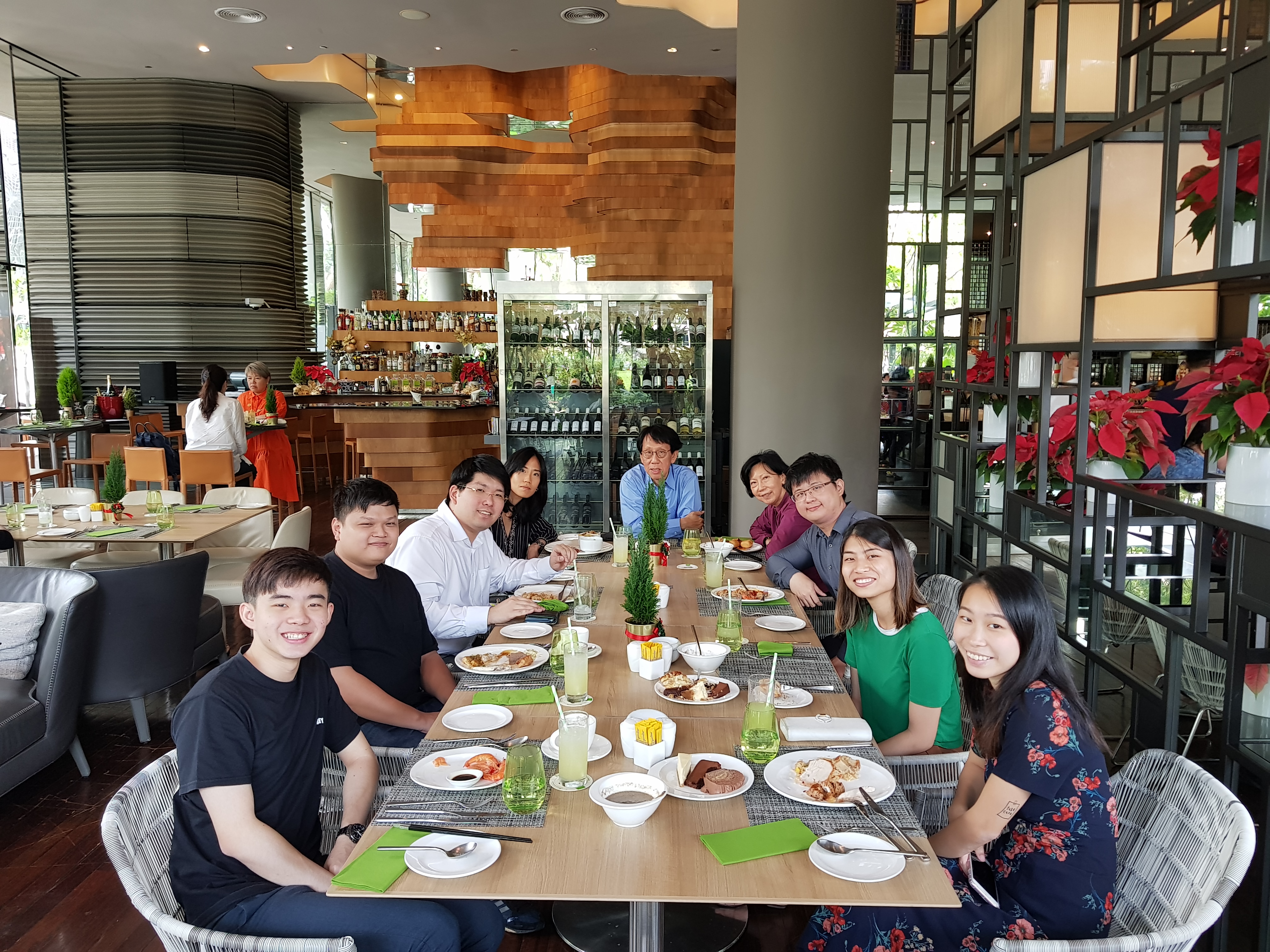 Mileage Communications Singapore Team Gathers For Christmas Lunch