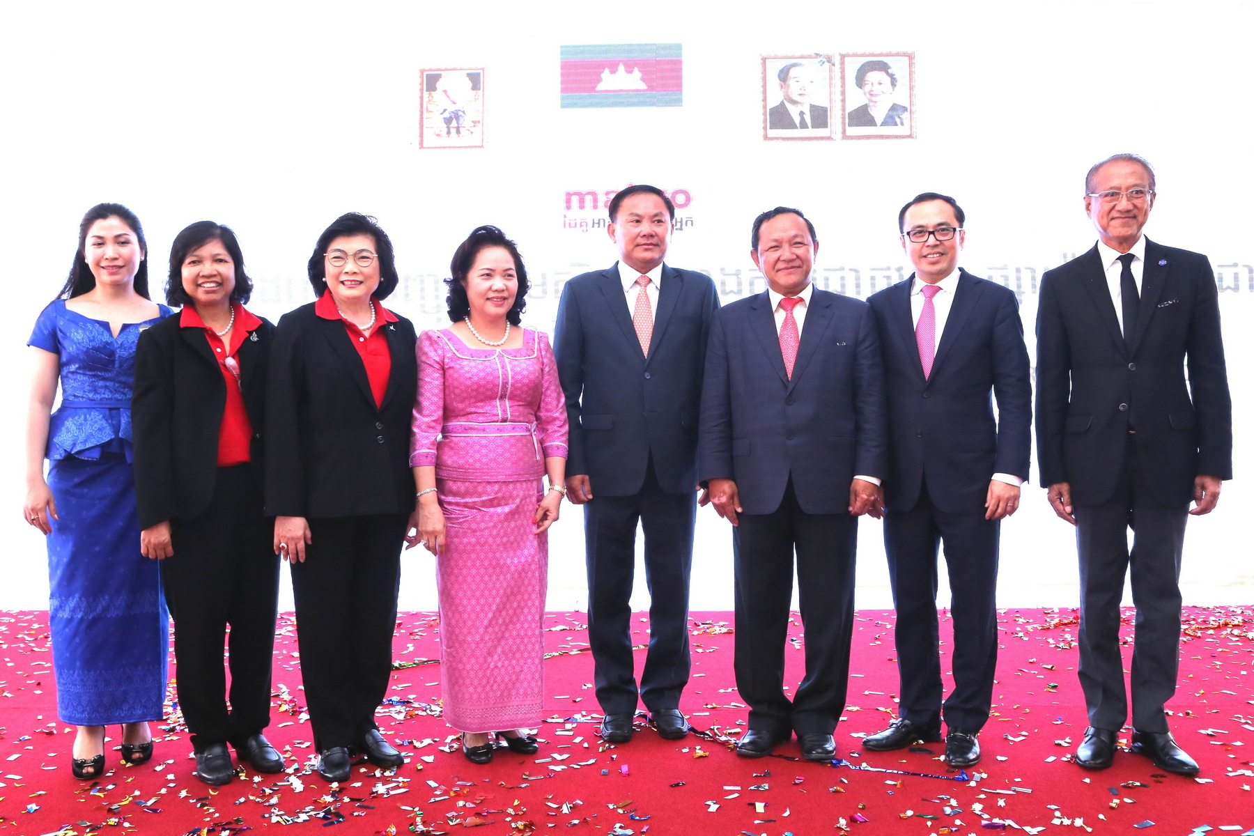 THAILAND – First Makro Krong Pealy Foundation Stone Laying Ceremony In Phnom Penh, Cambodia