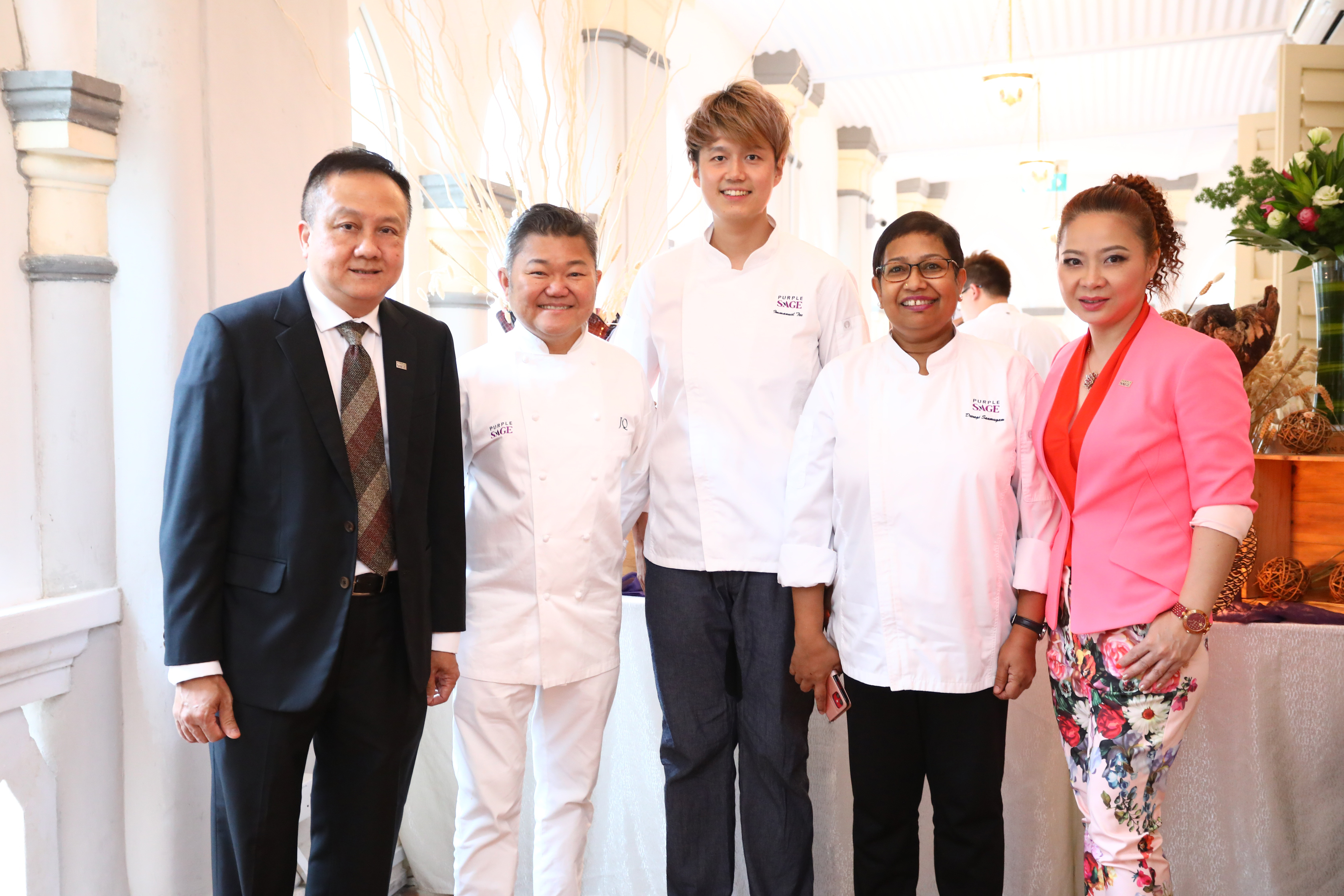 Alan Tan, Chef Justin, Chef Immanuel, Chef Devagi, Chris Loh